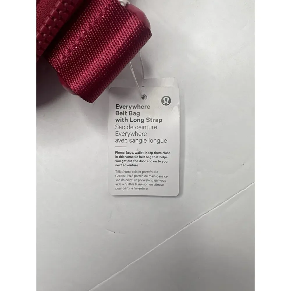 NWT Lululemon Everywhere Belt Bag Burgundy
